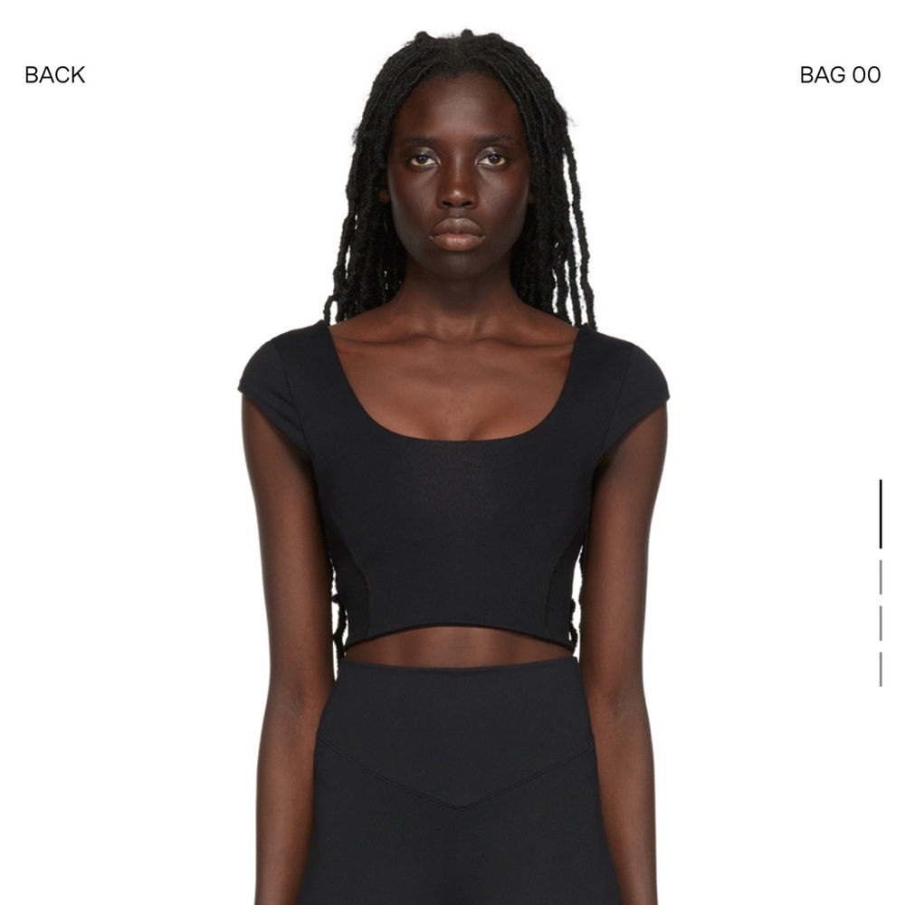 Live the process bra top with twist back